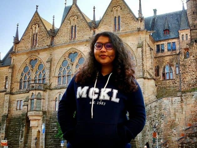 Vanessa, alumni of MCKL A Level, studying in Philipps University of Marburg, Germany